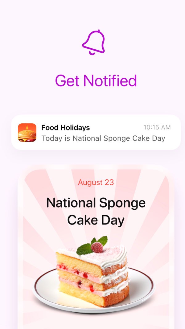 Food Holidays Calendar — screenshot 3