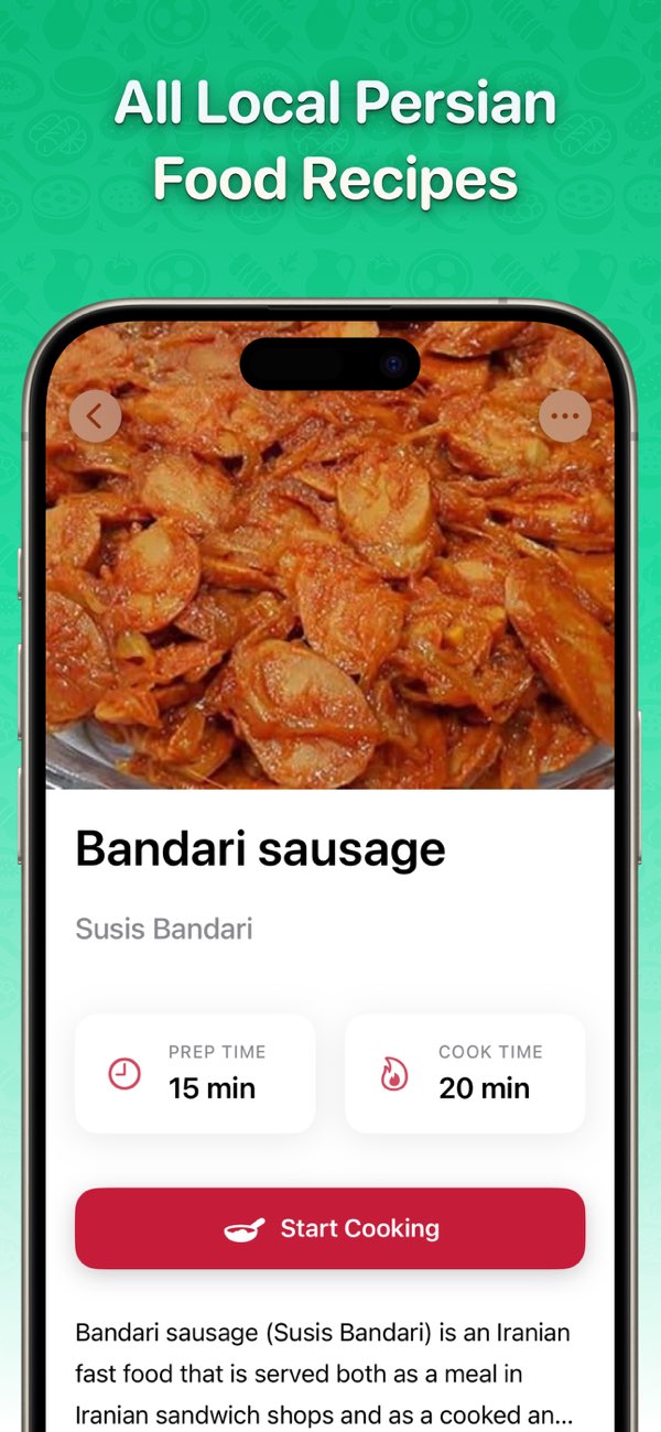 Persian Cooking Recipes — screenshot 5